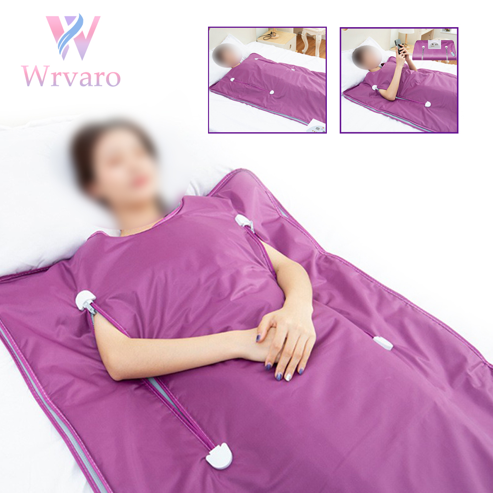 Electric Blanket Heated - 袖付きサウナブランケット、デジタルサーマルサウナブランケット、減量とフィットネスのためのボディシェイパー