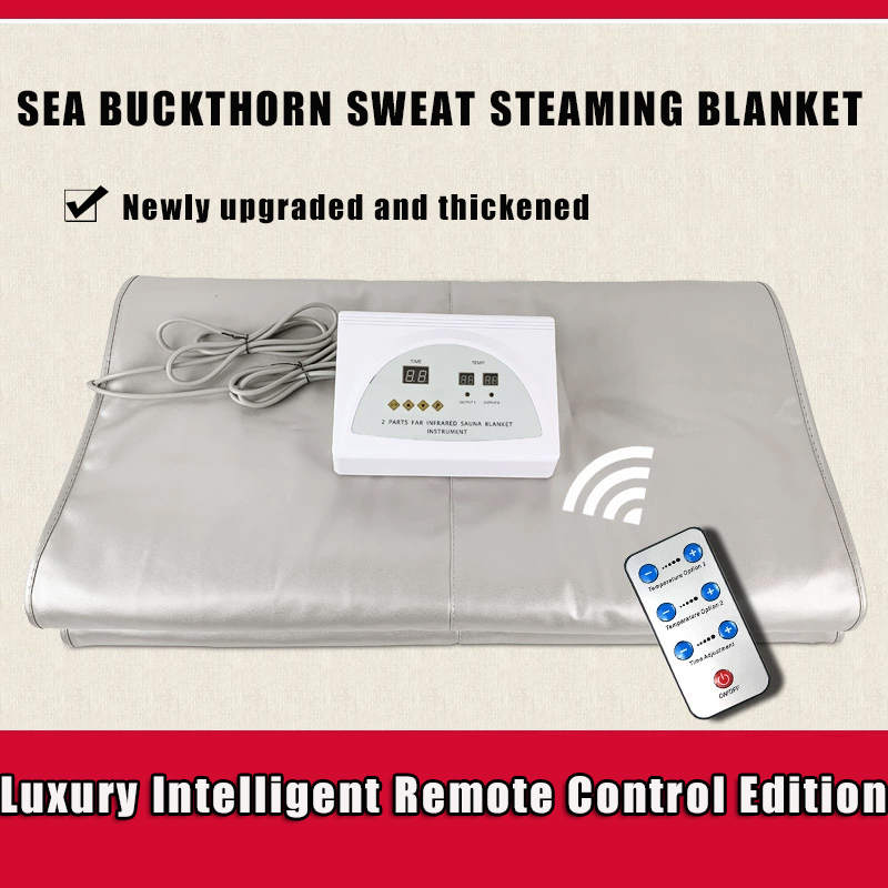 Electric Blanket Heated - サウナブランケットデバイス、ボディヒーティングブランケット、汗吸収、疲労軽減、リラックス、家庭用美容サロンに最適