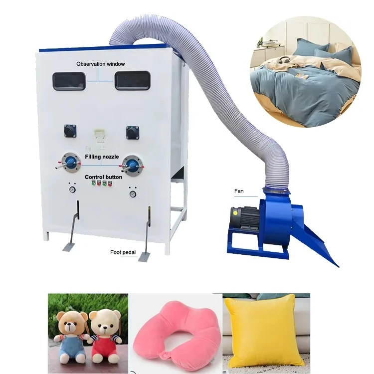 Home Textiles Factory - 家庭用繊維製品と繊維産業向けの工場用コアコンポーネント、ぬいぐるみ用繊維充填機