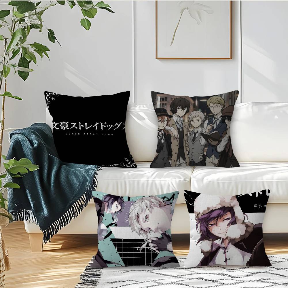 アニメ B-Bungo Stray Dogs クッションカバ - Home Textiles Throw のレビューと価格