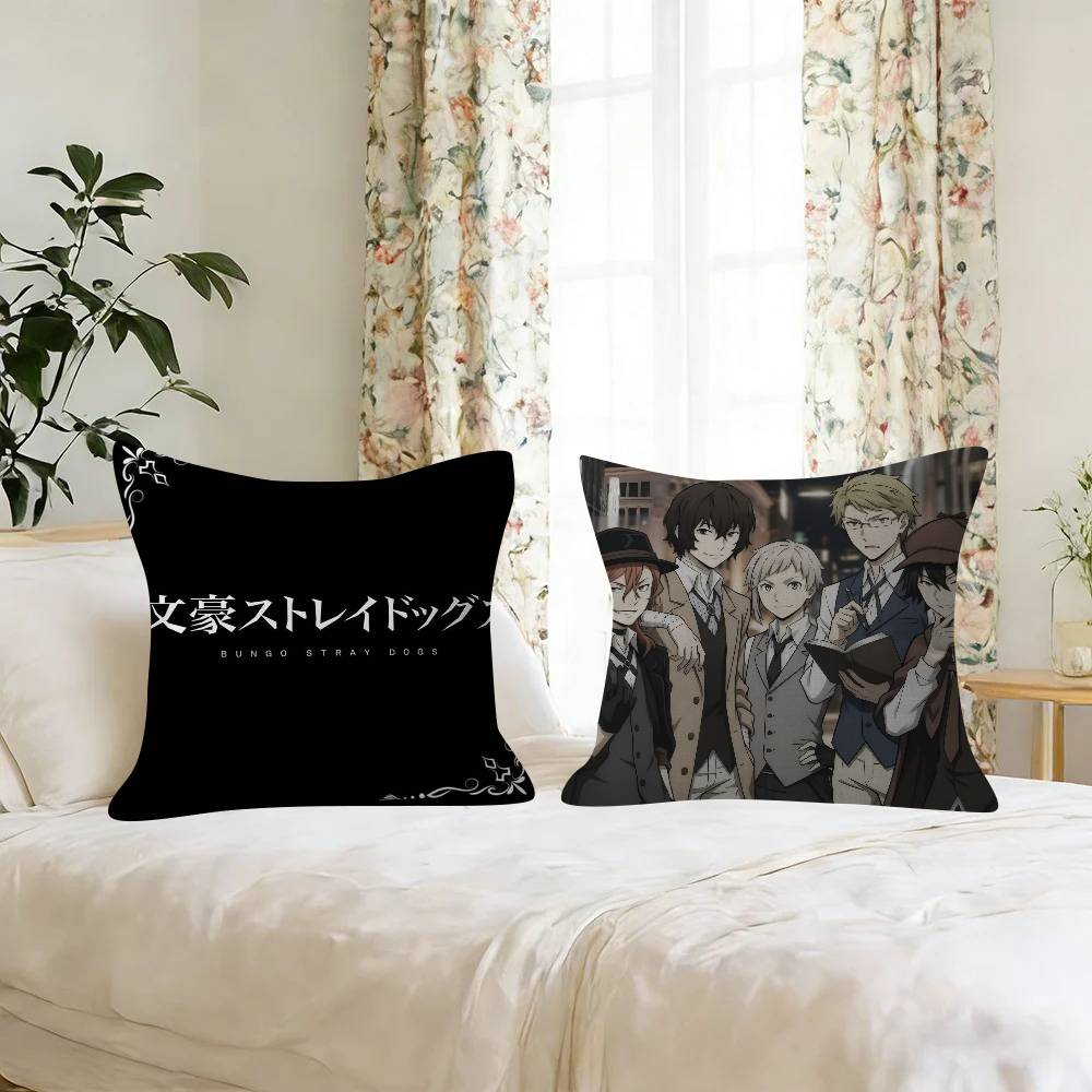 アニメ B-Bungo Stray Dogs クッションカバ - Home Textiles Throw のレビューと価格