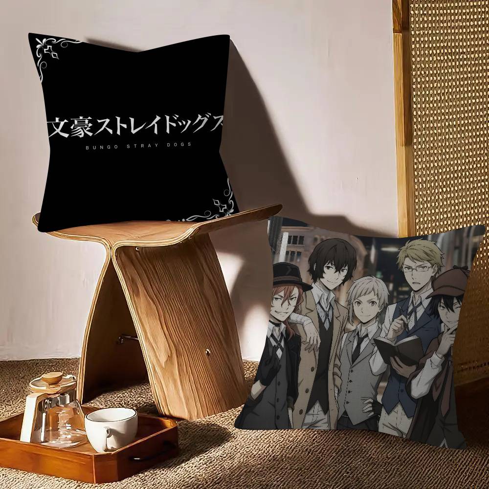 アニメ B-Bungo Stray Dogs クッションカバ - Home Textiles Throw のレビューと価格