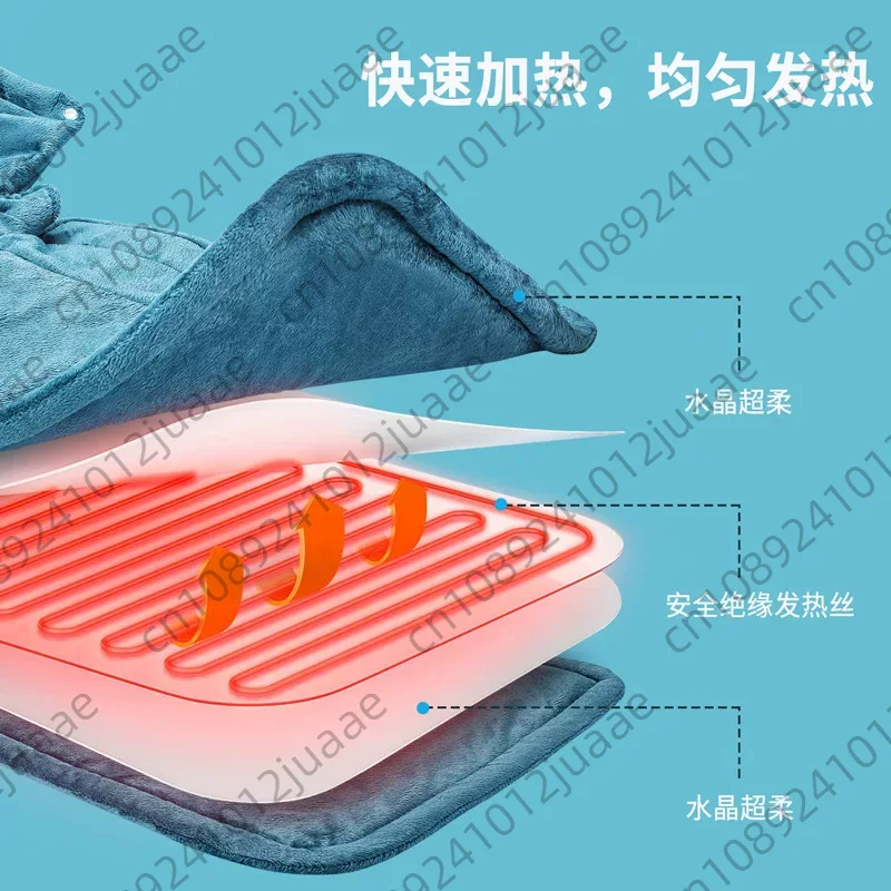 冬用電気暖房ブランケット、肩と首を保護するショール、背中用断 - Electric Blanket Heated のレビューと価格