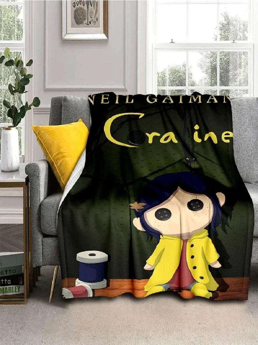 コラライン映画スローブランケット 超ソフト かわいい 旅行用 - Home Textiles Throw のレビューと価格