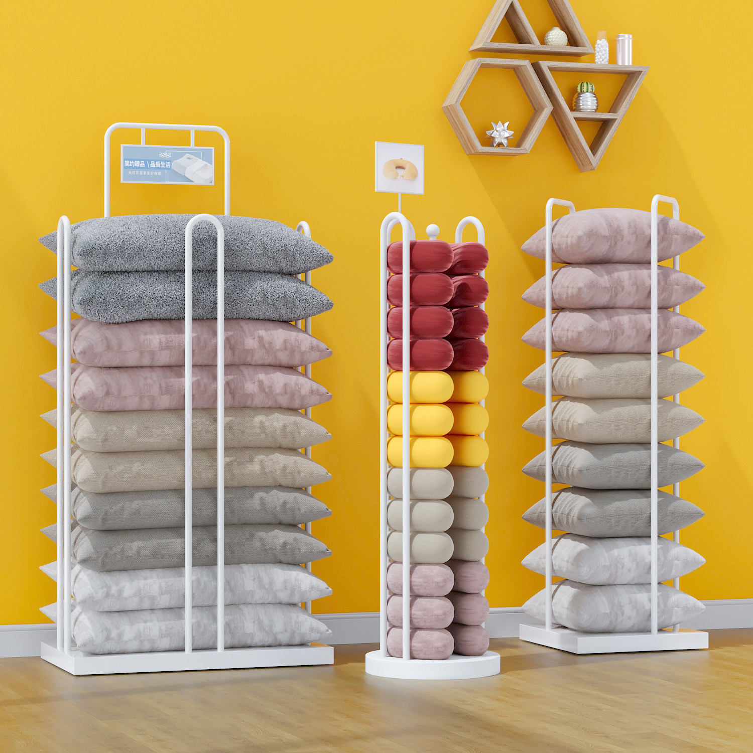 ホームテキスタイル陳列棚 枕芯収納棚 枕 ホームテキスタイル - Home Textiles Factory のレビューと価格