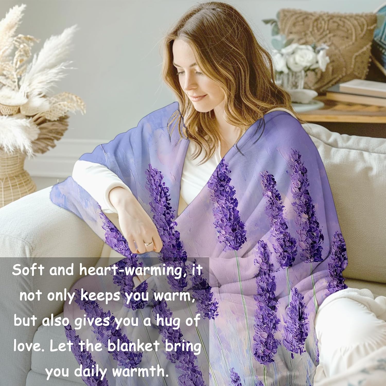 キャンピングフランネルブランケット、キャンプギフト、女性向け - Home Textiles Throw のレビューと価格