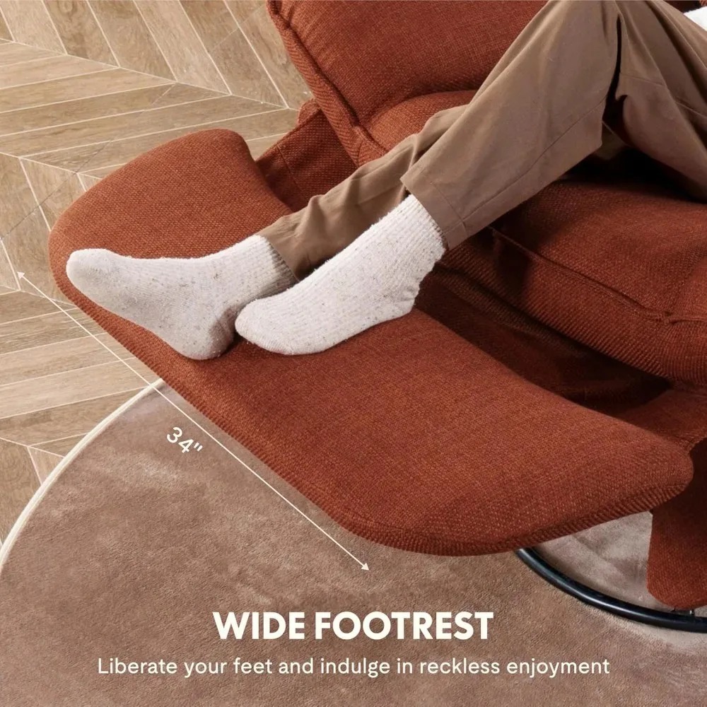 回転式ロッキングリクライニングチェア、360度回転 °    - Home Textiles Of Scandinavia のレビューと価格