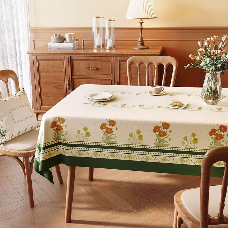アメリカンパストラルPVC防水テーブルクロス高品質耐油性洗濯 - Home Textiles Today News のレビューと価格