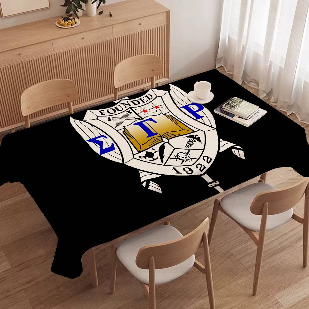 シグマ・ガンマ・ロー ロゴ テーブルクロス ホームディナーパ - Home Textiles Today News のレビューと価格